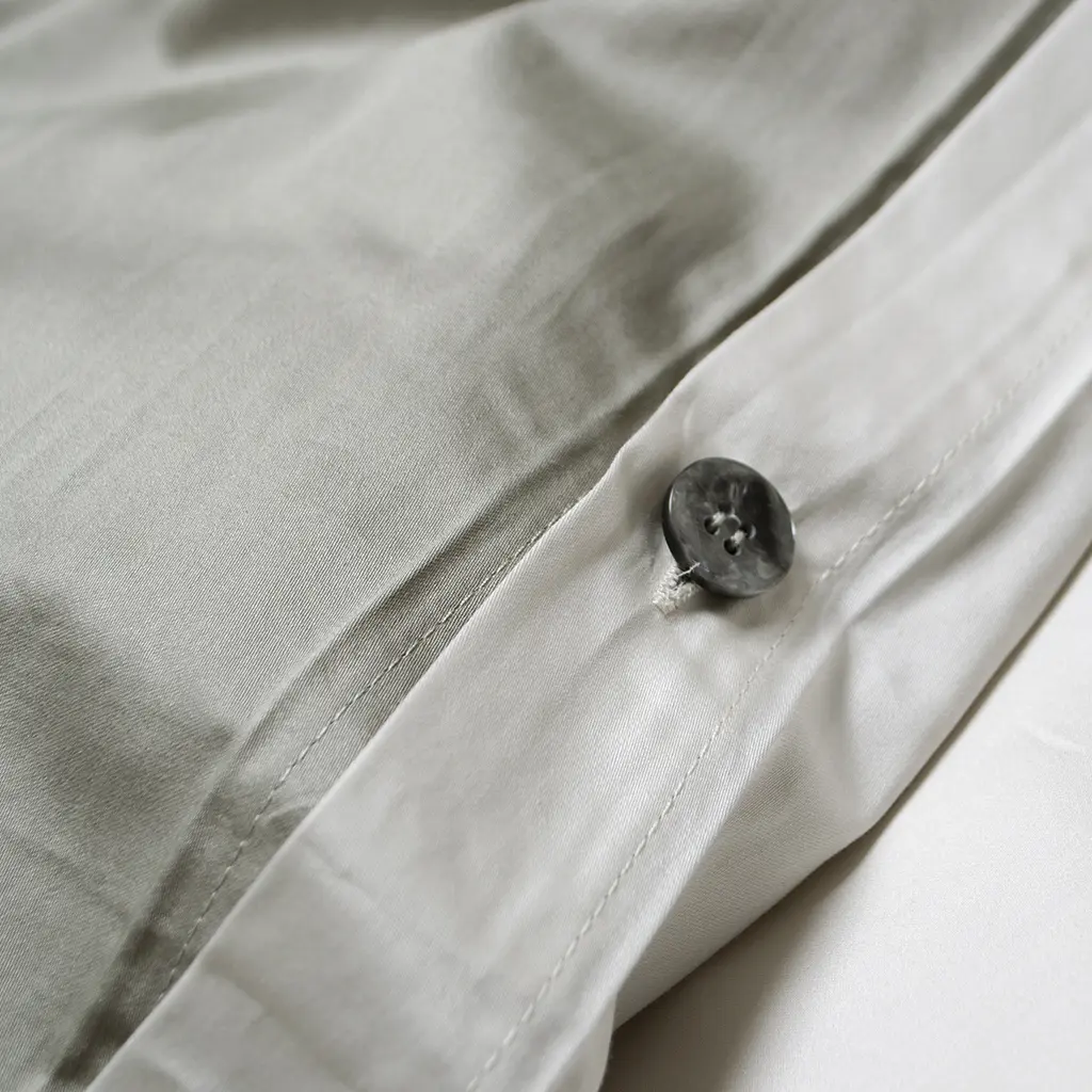 Постельное белье сатин premium 300ТС Lotus Home - Florida оливковый евро - фото 6