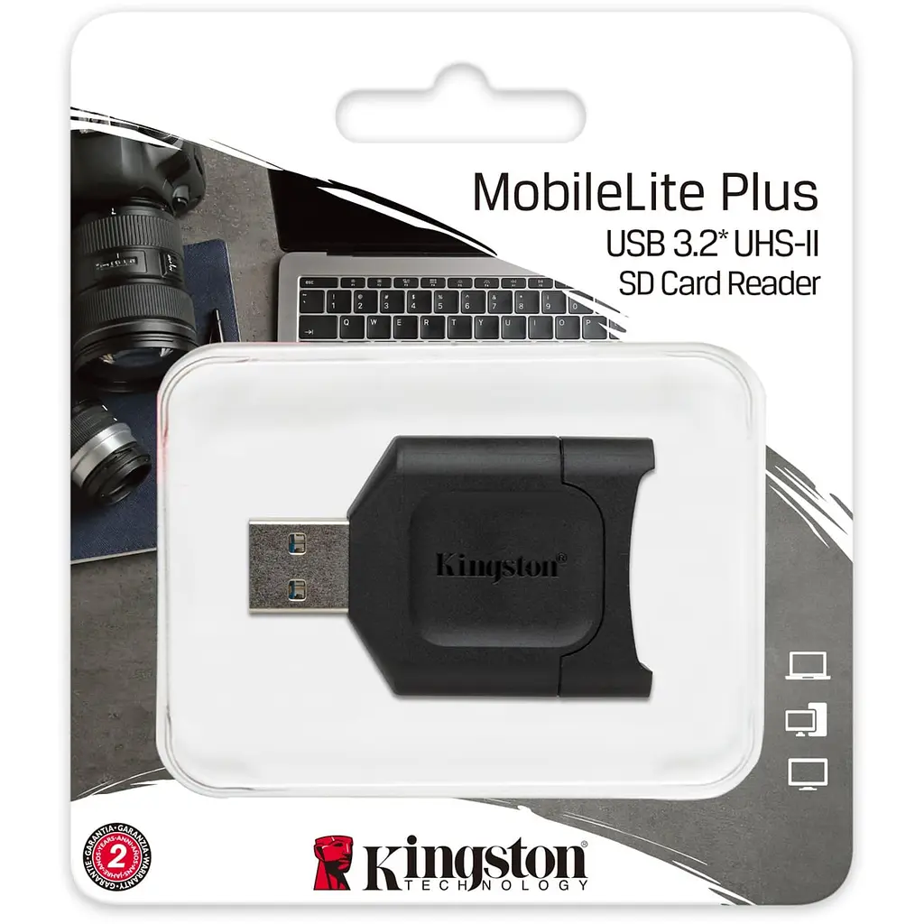 Кардрiдер Kingston USB3.2 MobileLite Plus SD Black (MLP) - фото 3