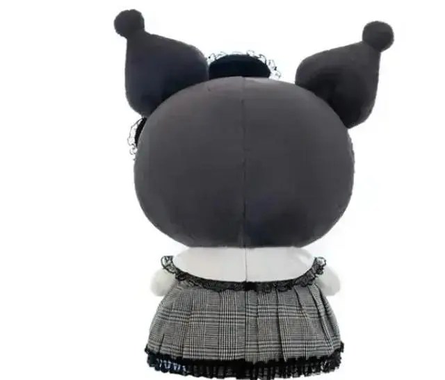 Плюшева Аніме іграшка Куромі в сукні персонаж Хелло Кіті Kuromi Onegai My Melody 20см - фото 2