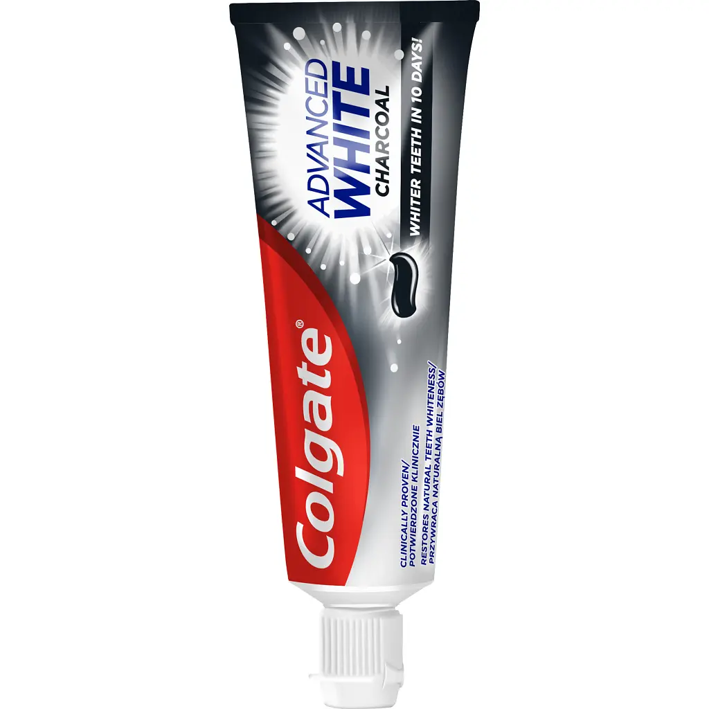Зубна паста Colgate Advanced White Charcoal Відбілювальна з вугіллям 75 мл (8718951253827) - фото 2
