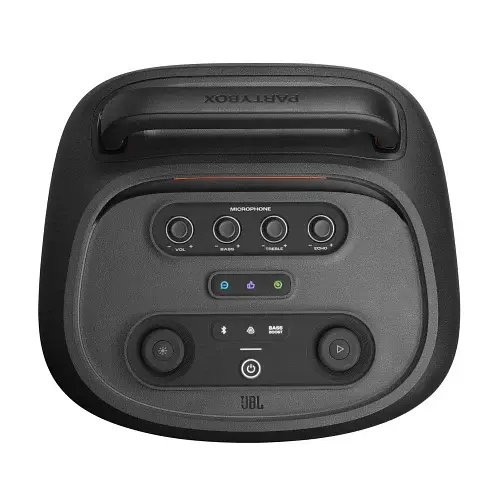 Колонка портативна 2.1 JBL PartyBox 520, 400 Вт, Bluetooth, полікарбонат/метал, керування зверху (JBLPARTYBOX520EU) - фото 4