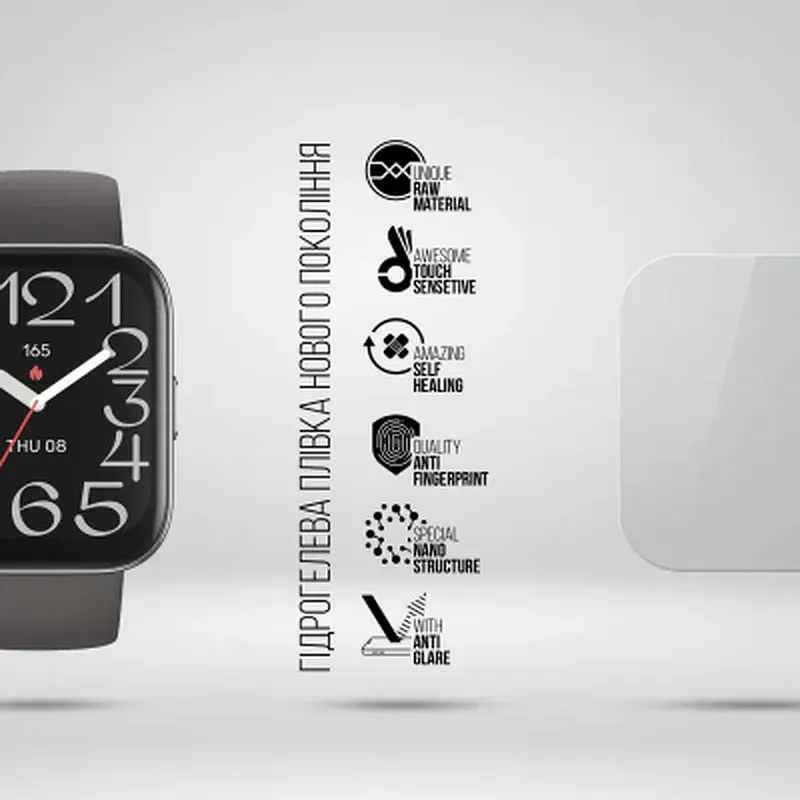 Плівка захисна Armorstandart Matte hydrogel Amazfit Bip 5 Unity 6 pcs (ARM91955) - фото 2
