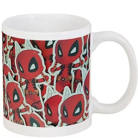 Кухоль GeekLand Deadpool Marvel Geeky Sticker 02.65 330 мл білий - фото 3