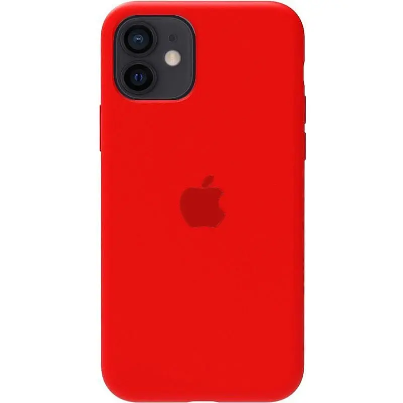 Чохол-накладка Toto Silicone Full Protection Case Apple iPhone 12 Mini Red - фото 2
