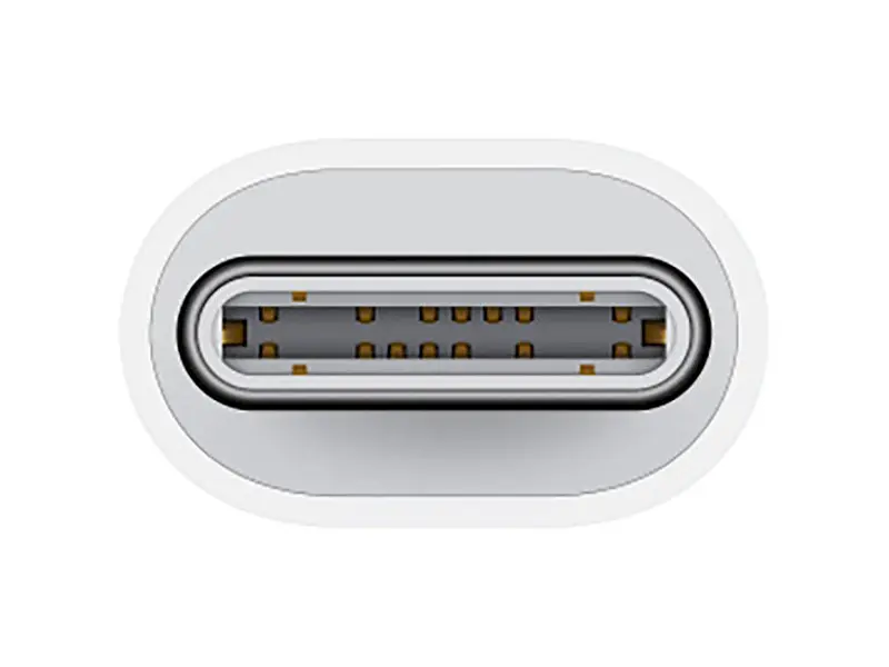 Адаптер Apple USB-C to Lightning Adapter White (MUQX3) - фото 2