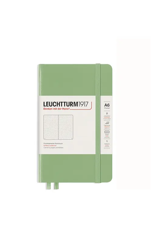 Блокнот Leuchtturm1917 Muted Colours, Кишеньковий, Sage, крапка (363944) - фото 7