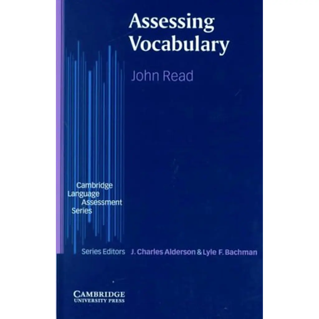 Assessing Vocabulary -