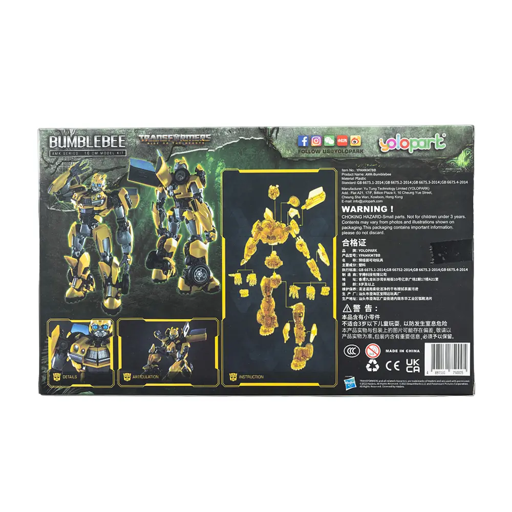 Конструктор Transformers AMK Бамблбі (YPAMKM7BB) - фото 3