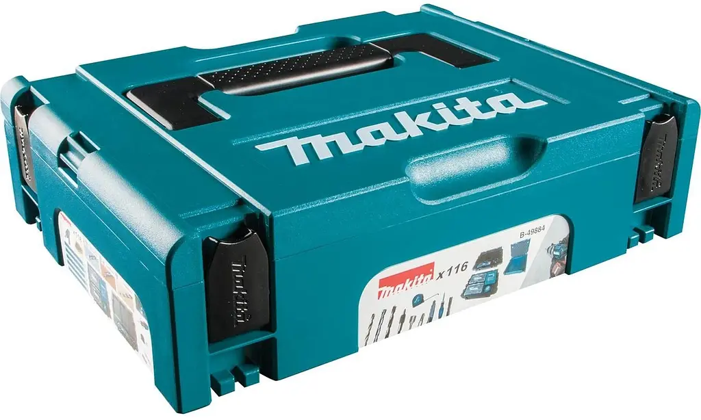 Набір свердл та біт в кейсі Makpac (116 предметів) Makita B-49884 - фото 4