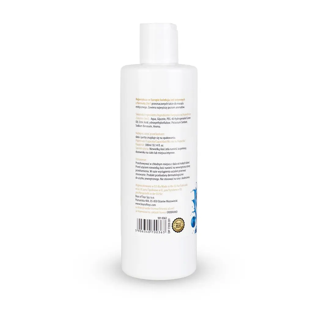 Лубрикант MyLove Aroma Series IntimMassage 2in1 Blueberry, 300 мл - фото 5
