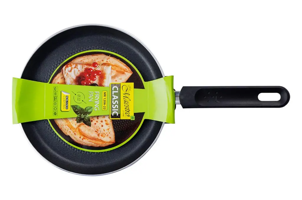 Сковорода млинна антипригарна Maestro 22 см MR-1206-22 алюміній термостійка емаль - фото 6