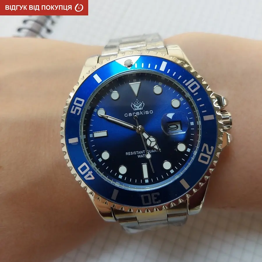 Годинник Hemsut Zurich Carekiso Blue - фото 11