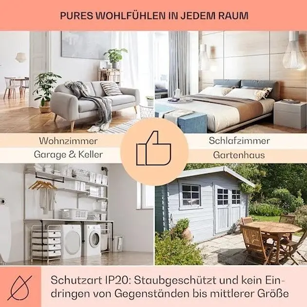 Инфракрасный обогреватель Klarstein Wonderwall Air 120 (10034235) - фото 5