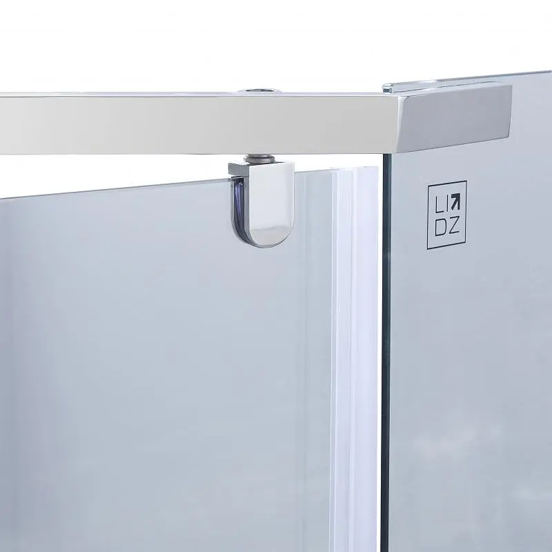 Душова кабіна Lidz Dozorca SC90x90.CRM.LOW.TR LDSC9090CRMLOWTR - фото 3