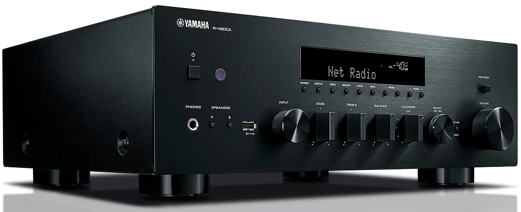 Стереоресивер Yamaha R-N600A Black - фото 3