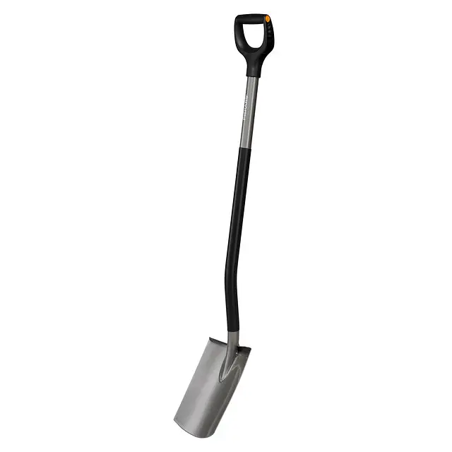 Лопата з заокругленим лезом Fiskars Ergonomic (1066710) - фото 3