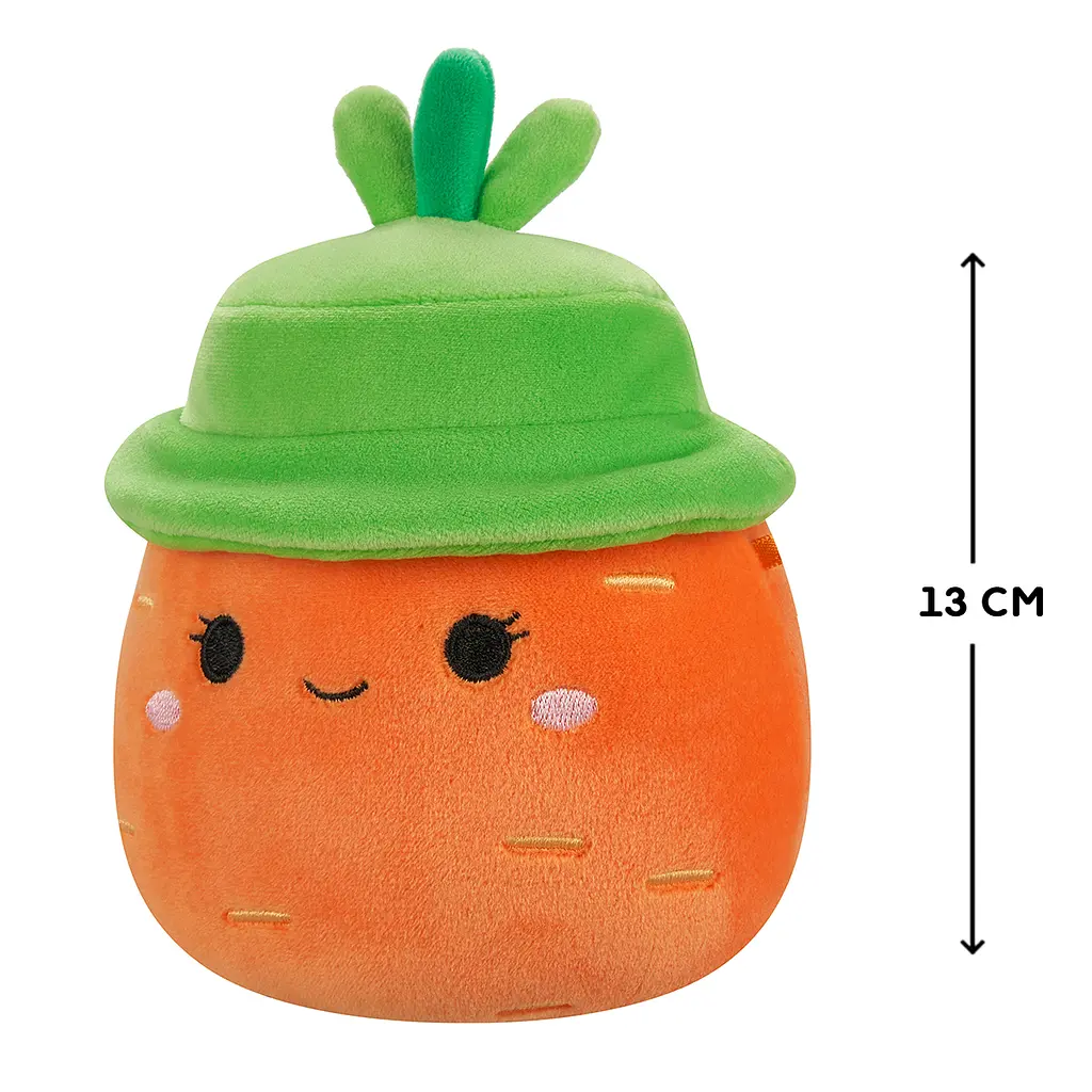 М'яка іграшка Squishmallows Морквинка Кароліна в капелюсі 13 см (SQER01182) - фото 6
