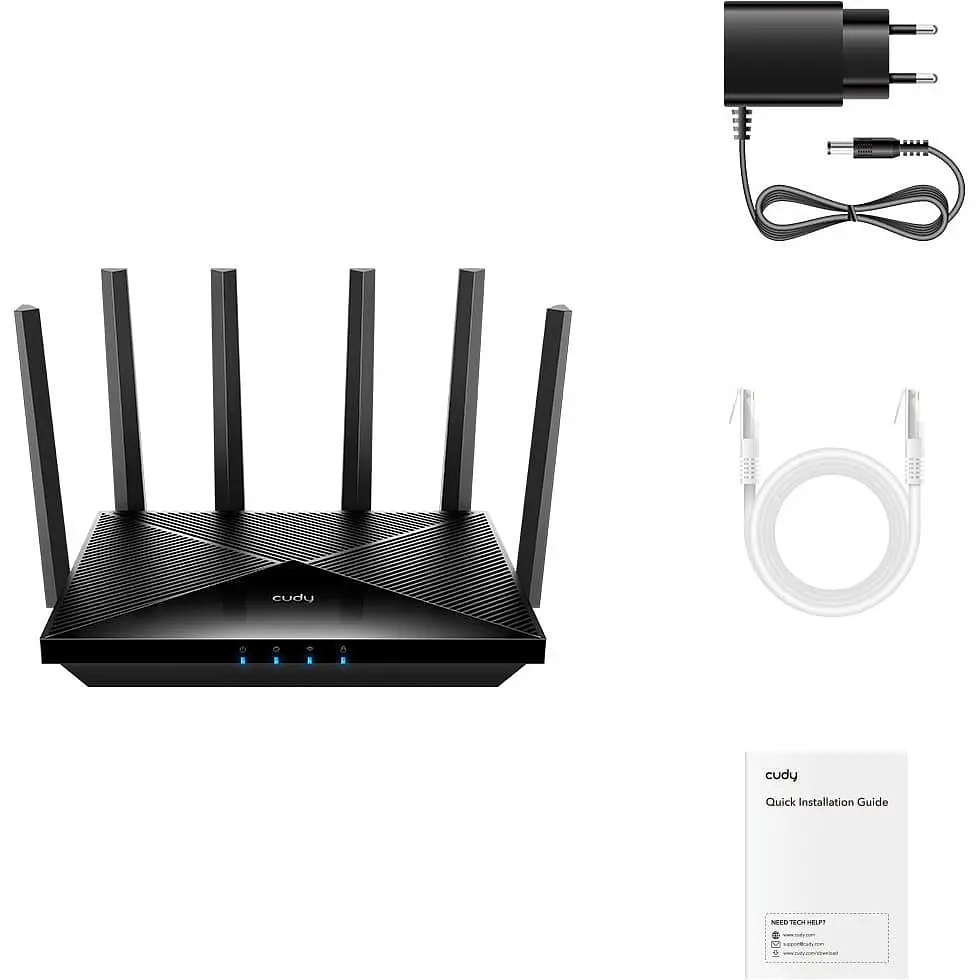 Роутер Cudy WR6500, BE6500 Gigabit Wi-Fi 7 Router (WR6500) - фото 3