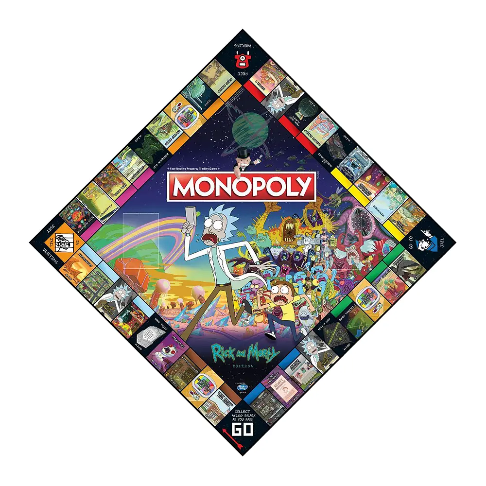Настольная игра Winning Moves Rick and Morty Monopoly - фото 3