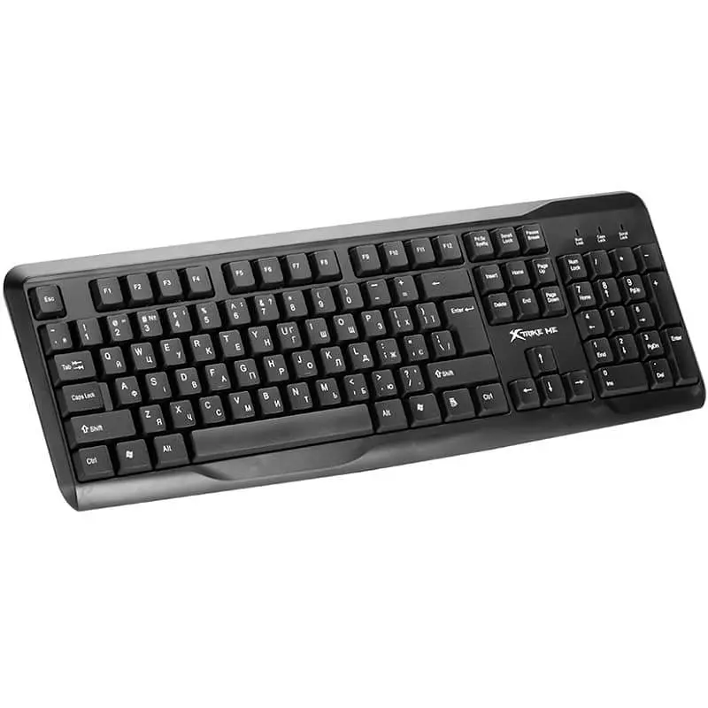 Клавіатура Xtrike Me KB-229 UA Full Size USB Black (KB-229UA) - фото 2