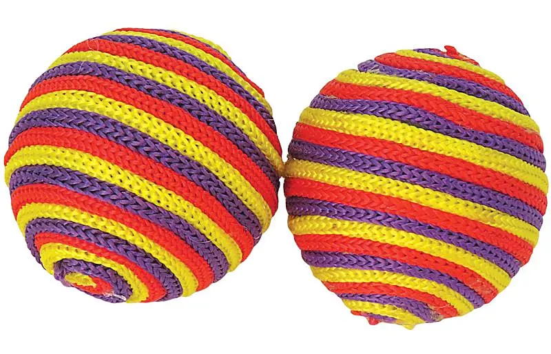 Happet Іграшка для котів "Куля спіральна", ∅ 6 см, 2шт. (K015)