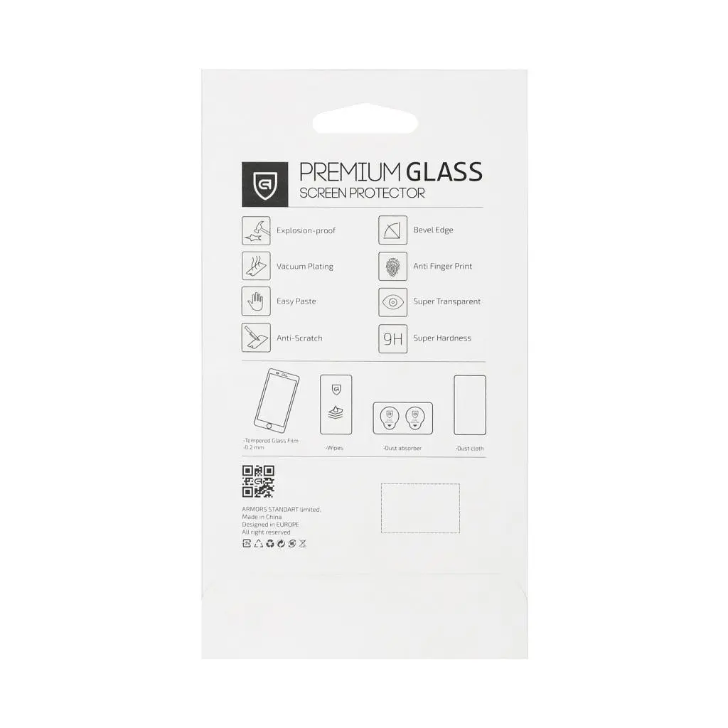 Скло захисне Armorstandart Premium 3D Apple iPhone 8 Plus/7 Plus Black (ARM49288) - фото 2