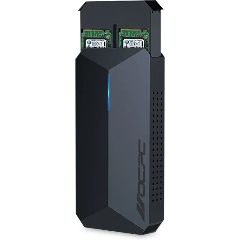 Зовнішня кишеня OCPC Azzurro Duo NVMe PCIe M.2 to USB 3.1 (OCAZZM2ECSD) - фото 4