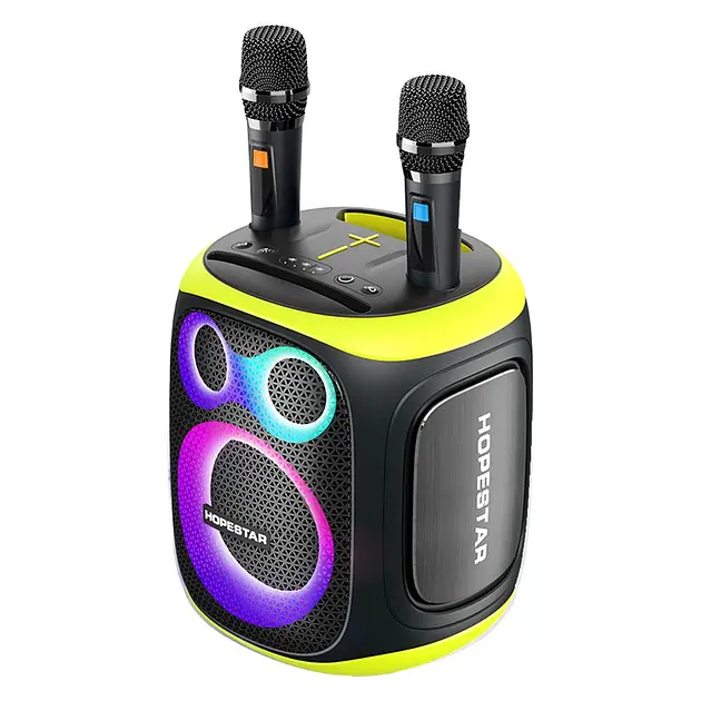 Портативна бездротова колонка Bluetooth Hopestar Party 130 з 2 Мікрофоном Караоке | 120Вт, Bluetooth