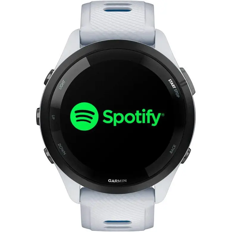 Смарт-годинник Garmin Forerunner 265 Black Bezel with Whitestone Case and Whitestone/Tidal Blue Silicone Band (010-02810-01) [89366] - фото 6