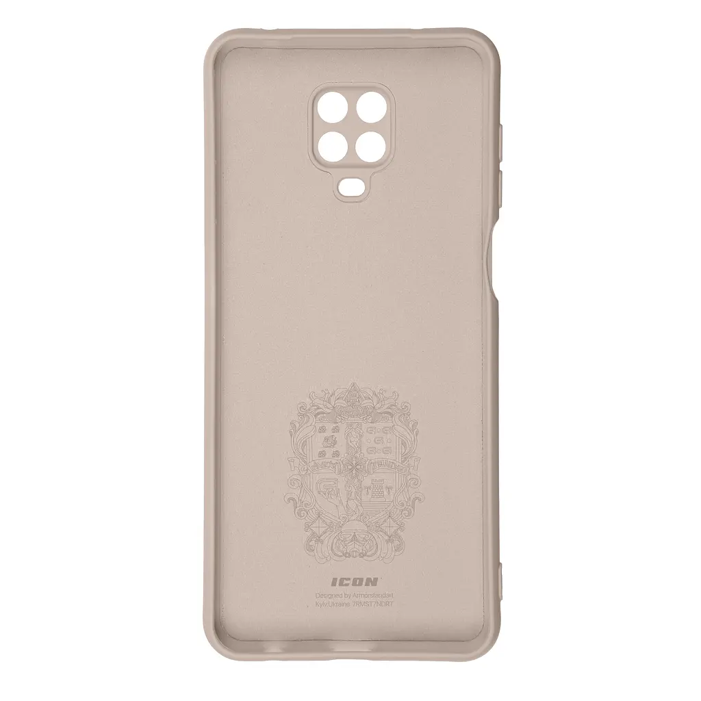 Чехол ArmorStandart ICON для Xiaomi Redmi Note 9S/9 Pro/9 Pro Max Camera cover Pink Sand (ARM56602) - фото 2