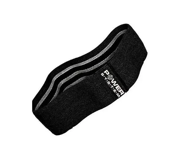 Тканинна гумка для фітнесу та спорту Power System PS-4093 Booty Band LVL 3 Black/Grey (d_94 см, 6-12 кг) (4093GR-0) - фото 4