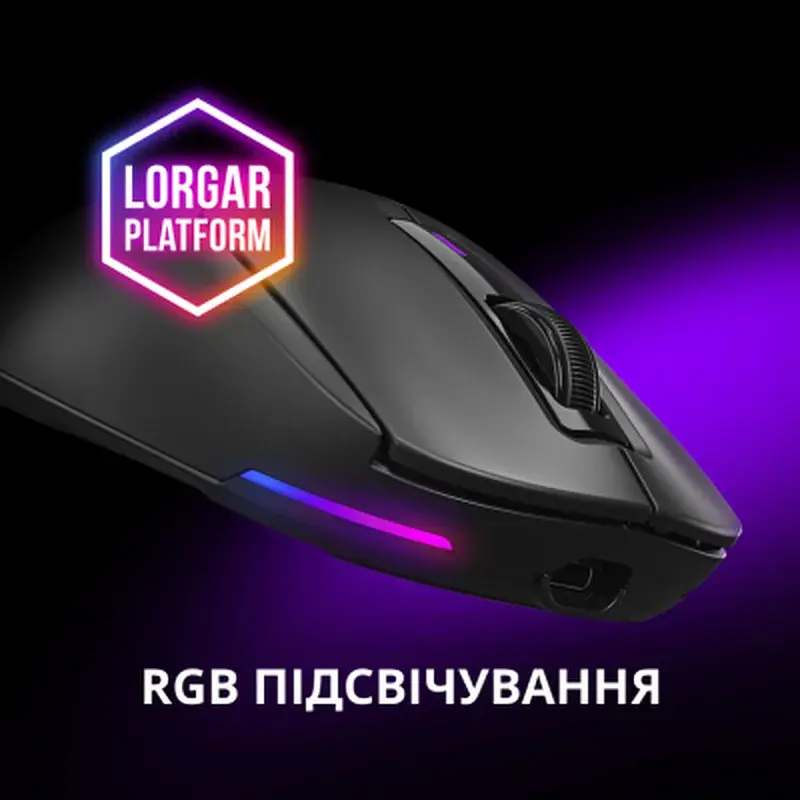 Мишка Lorgar MSA10W Wireless Gaming White (LRG-MSA10W-WH) - фото 11