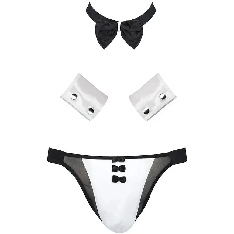 Еротичний чоловічий костюм Passion 036 Set Alfred black L/XL - фото 3