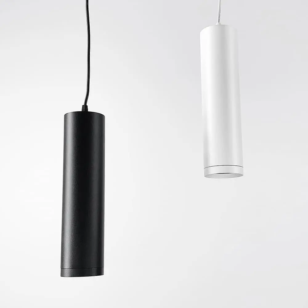 Точковий підвісний світильник у білому корпусі 28х8 см потужністю 30W | Арт. LPR 30W WT | Line F - фото 2