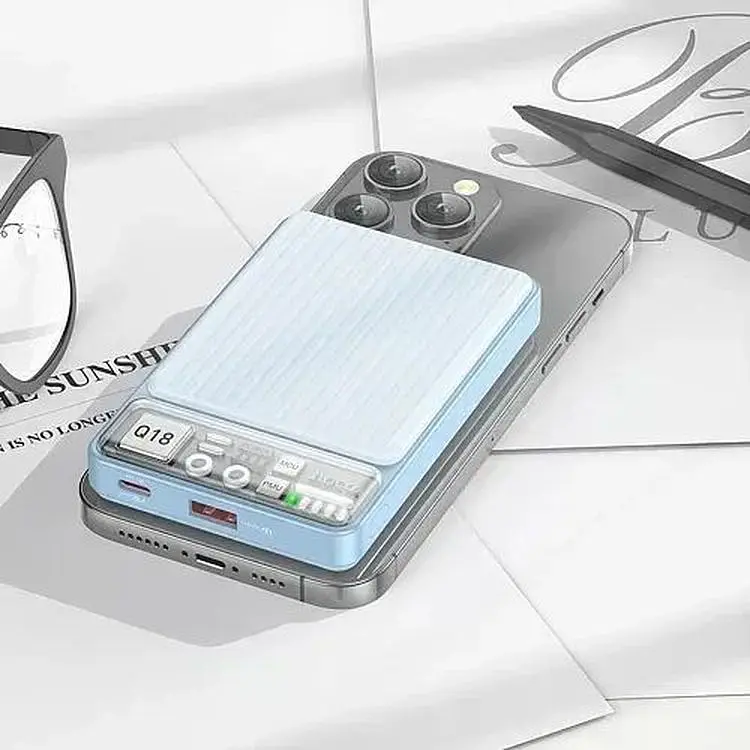 Портативна батарея Hoco Q18 Tourer 22.5W 10000 mAh Blue - фото 6
