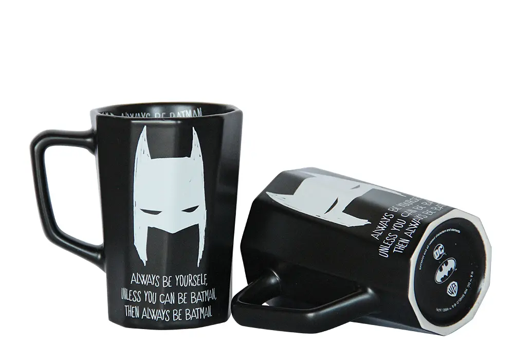 Чашка Warner Bros Frappe Always be Batman фарфоровая черная 370 мл (75001741) - фото 2