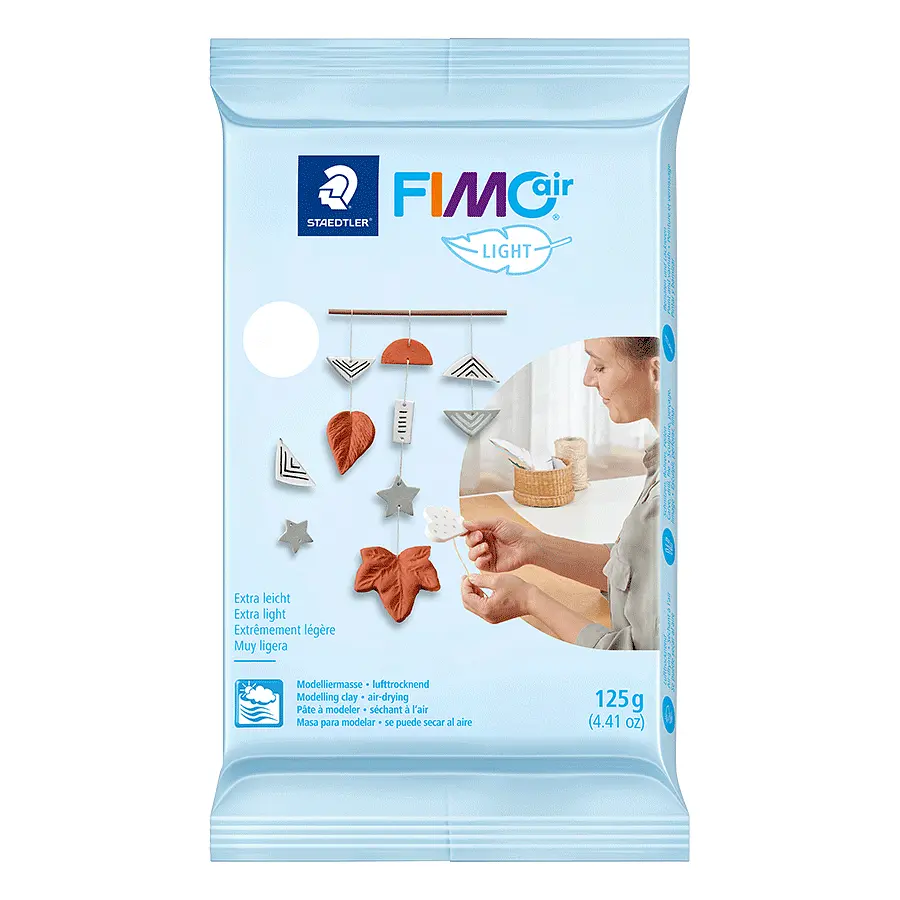 Пластика самозастигаюча Light біла 125 г Fimo Air (4006608802110)