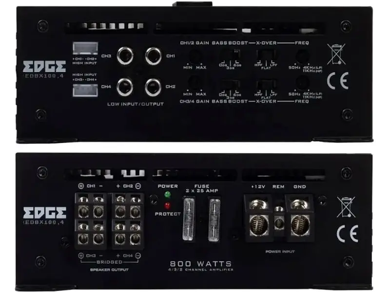 Автопідсилювач EDGE EDBX100.4-E1 - фото 3