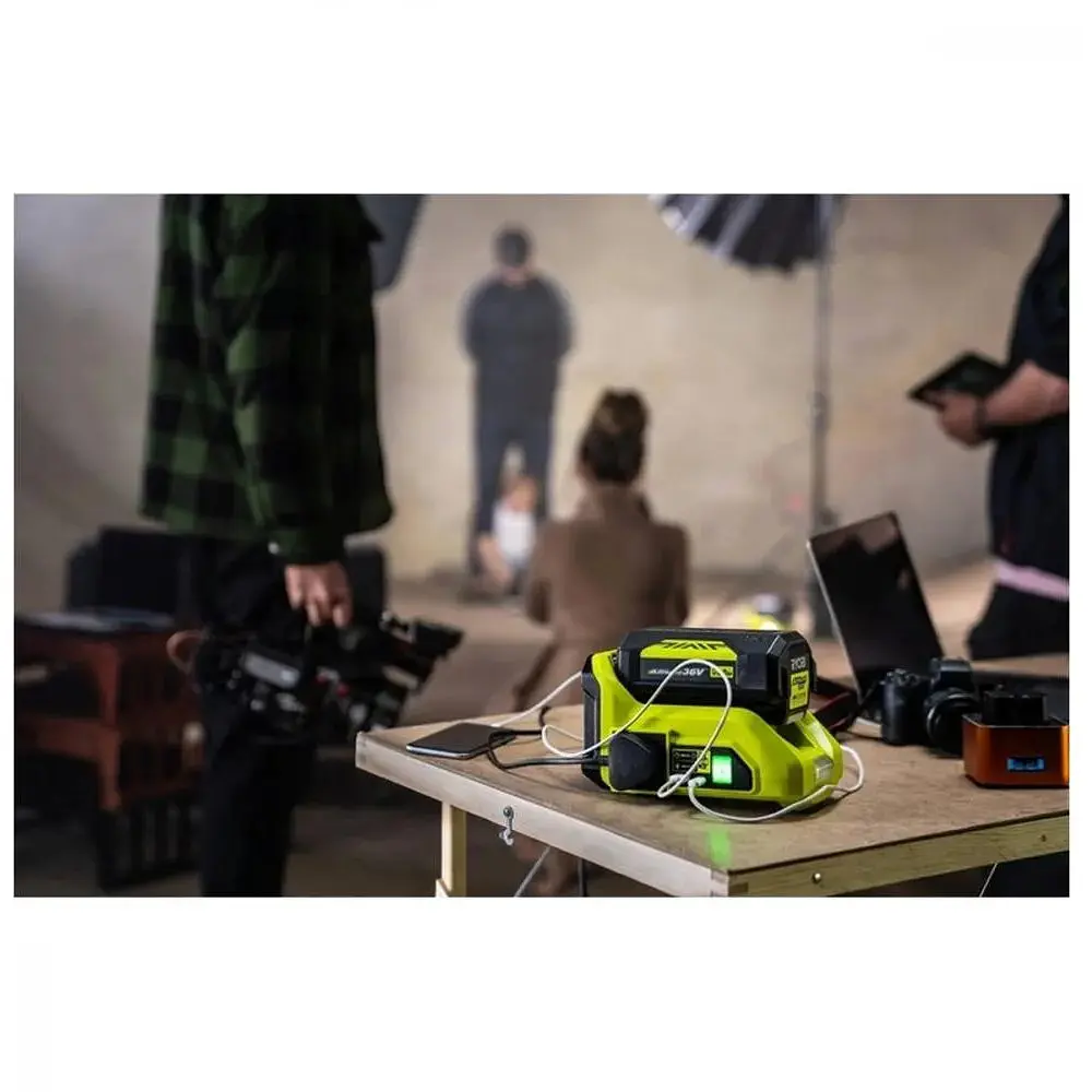 Преобразователь DC-AC (аккумуляторный инвертор) Ryobi RY36BI300A-0 - фото 6