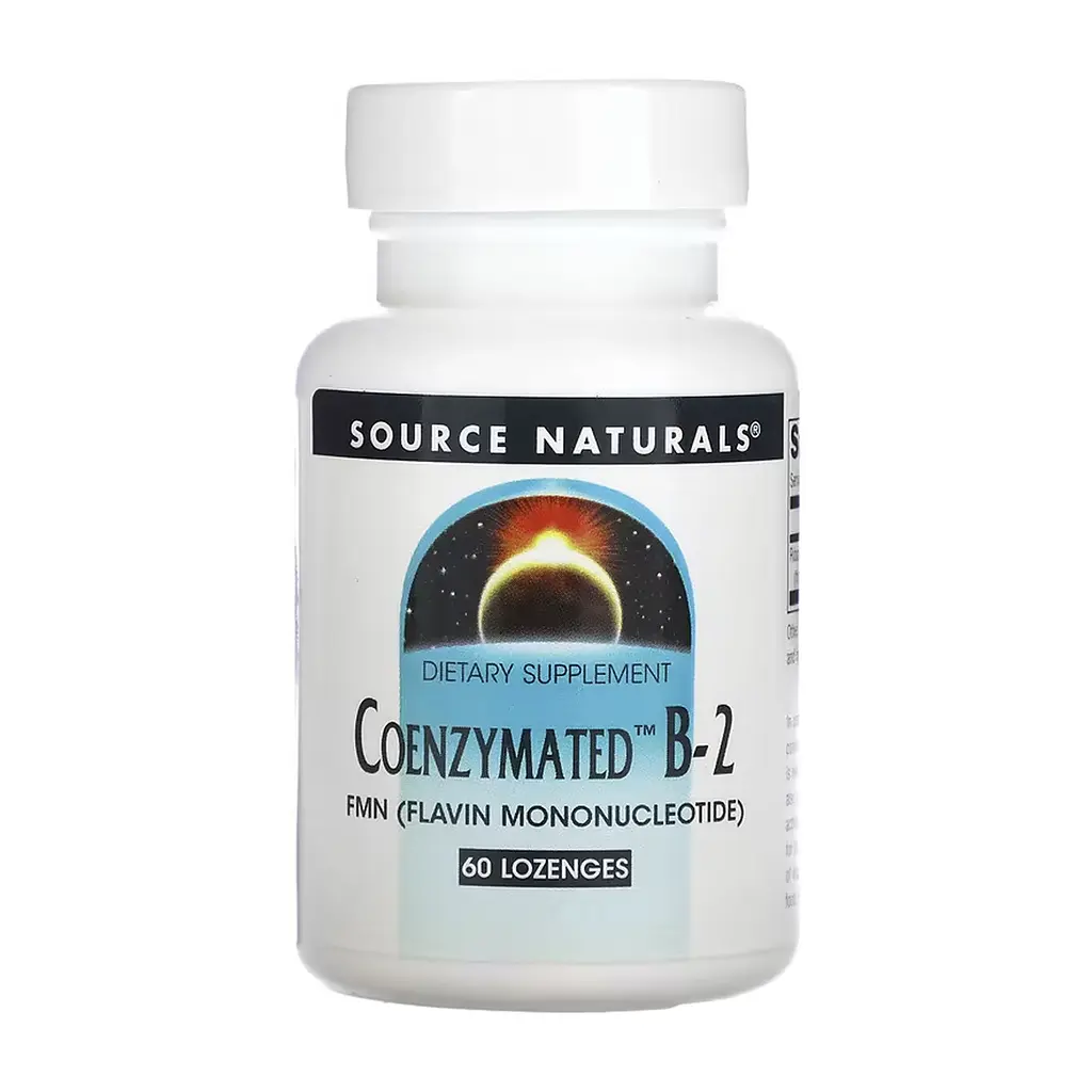 Вітамін B2 25 мг Source Naturals (Coenzymated B-2 Peppermint) - 60 льодяників