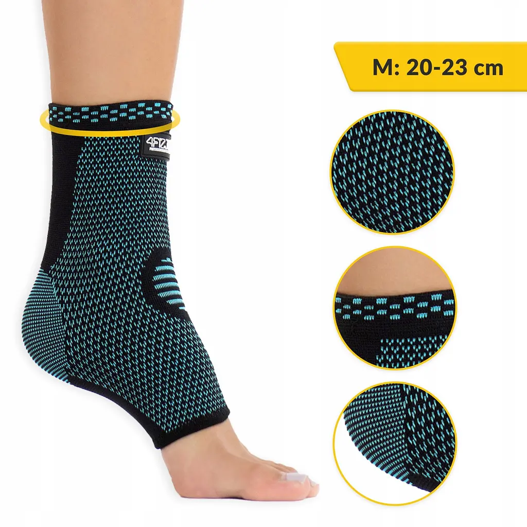 Фіксатор (бандаж) для гомілкостопу 4FIZJO 1 шт 4FJ0488 Size M (P-5907739318039) - фото 2