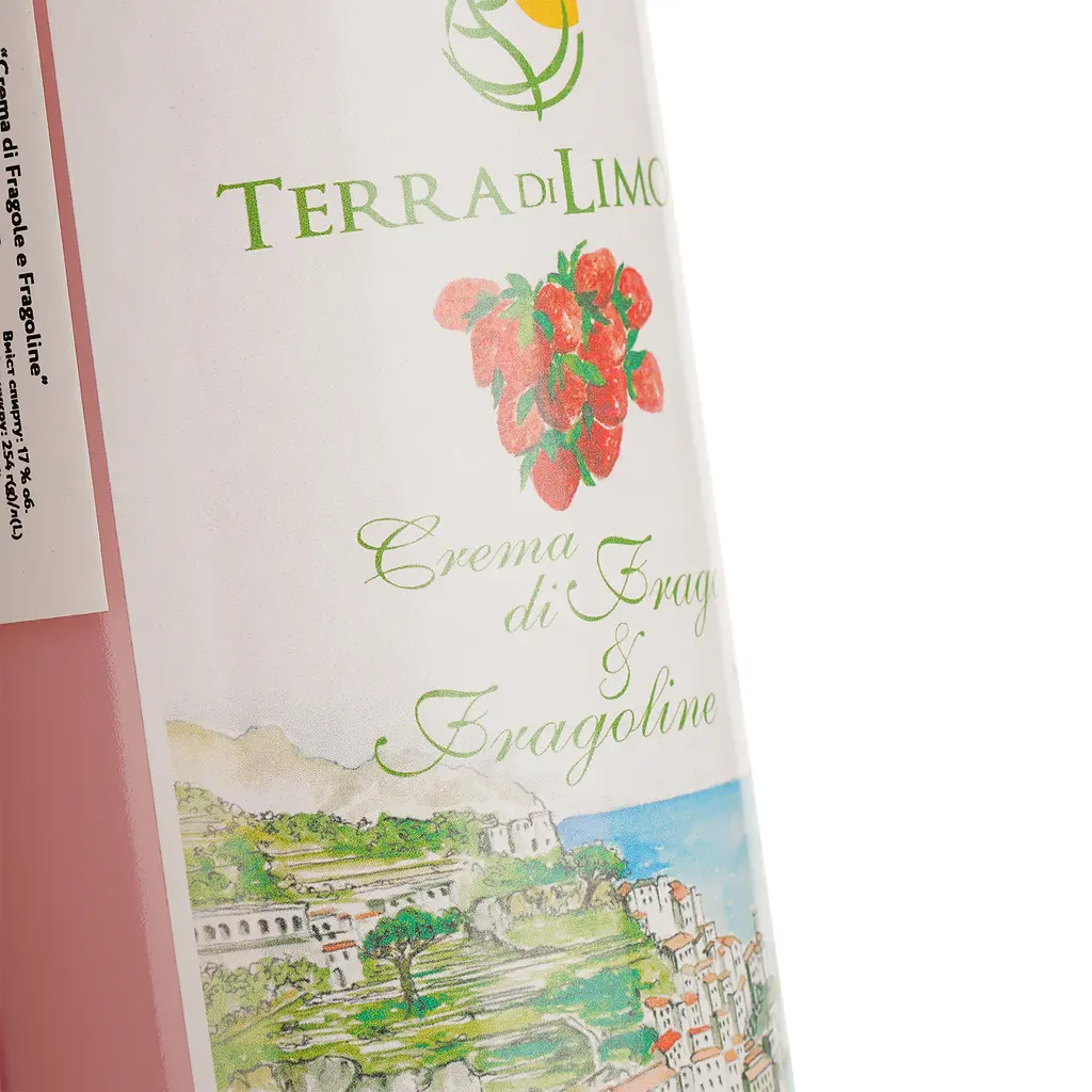 Крем-лікер Terra di Limoni Crema di Fragole e Fragoline 17% 0.5 л - фото 3
