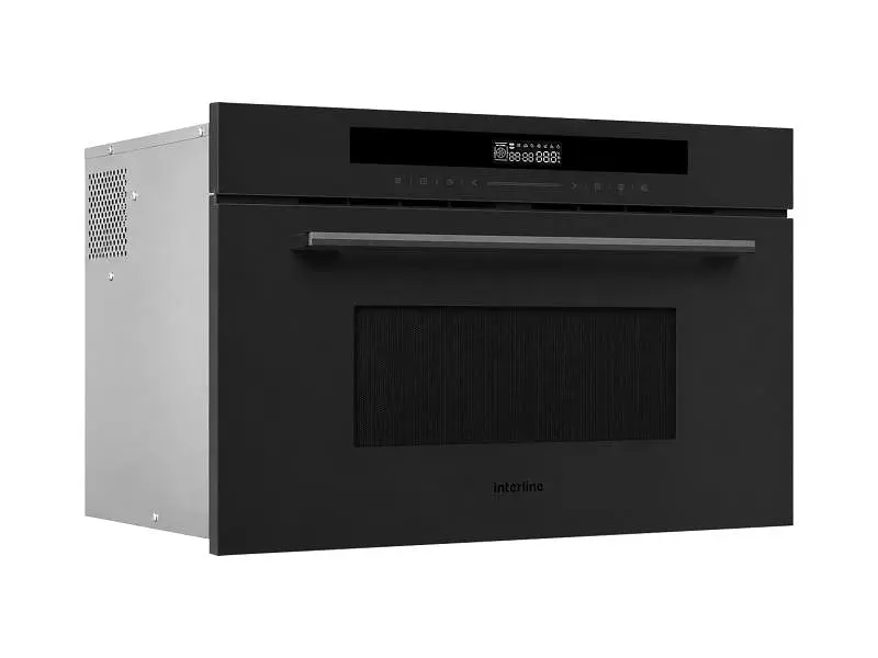 Мікрохвильовка з грилем Interline MWG 934 SSG BA Pure Black - фото 4