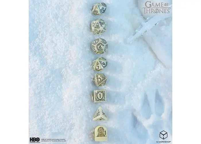 Набор кубиков Game of Thrones. Stark Dice Set , 7 шт. (GOT/00190166/2025/1/A) - фото 5