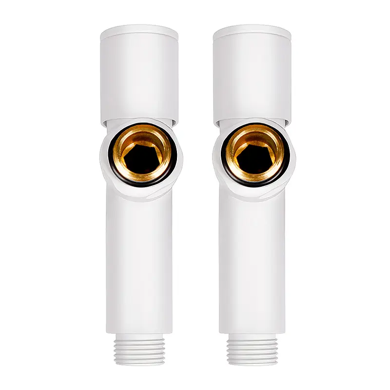 Комплект дизайн кранів Ideale Dante 1/2”x1/2” білий - фото 4