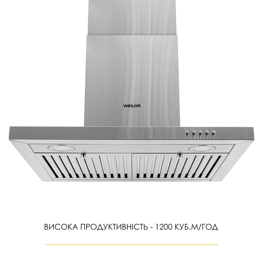 Витяжка декоративна Т-подібна WEILOR MIST WTX 68 INOX - фото 2
