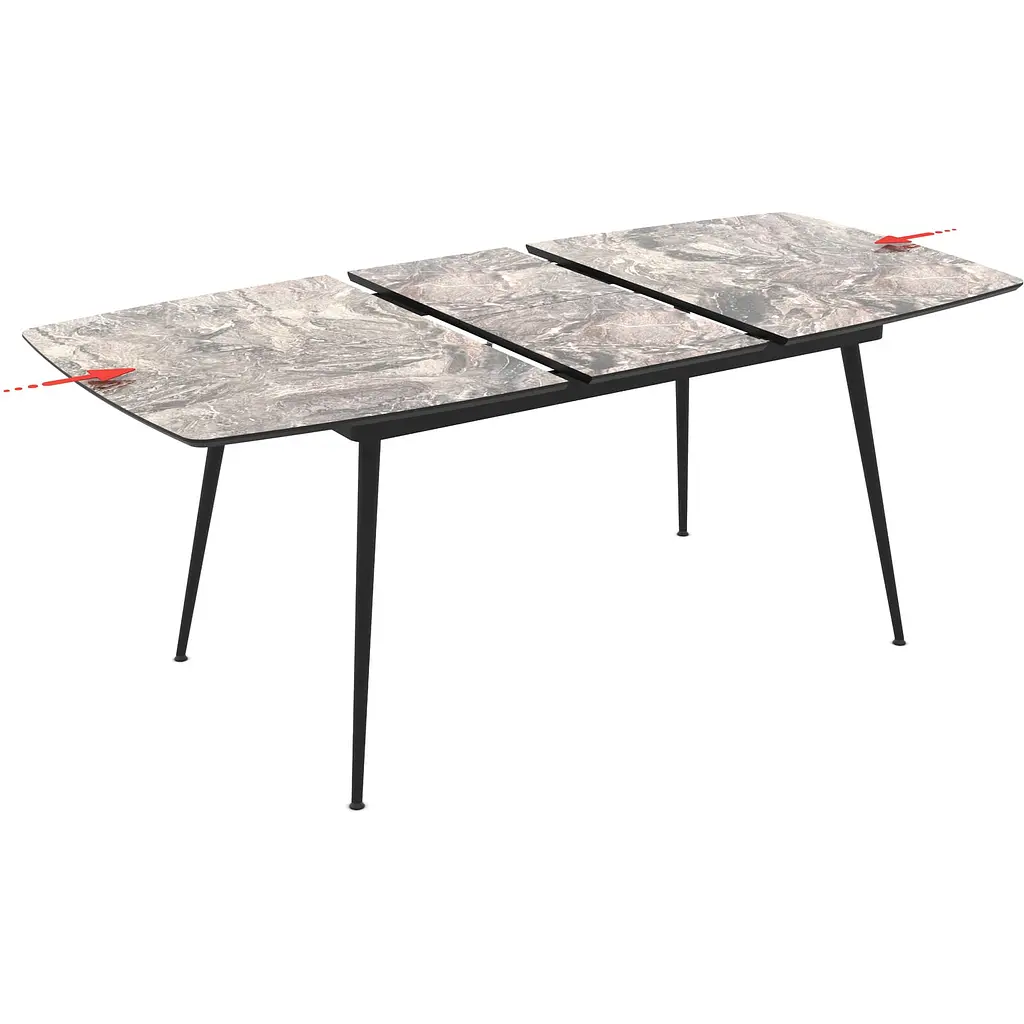 Стол Avanti YENSE Cosmos Glossy 125-165x80 см - фото 4