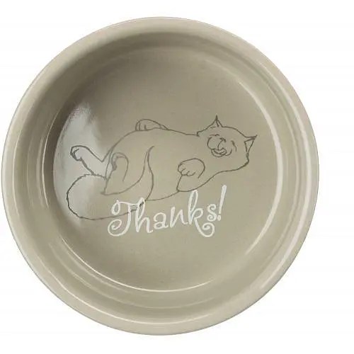 Миска Trixie Thanks for Service для котів керамічна 11 см 300 мл - фото 4