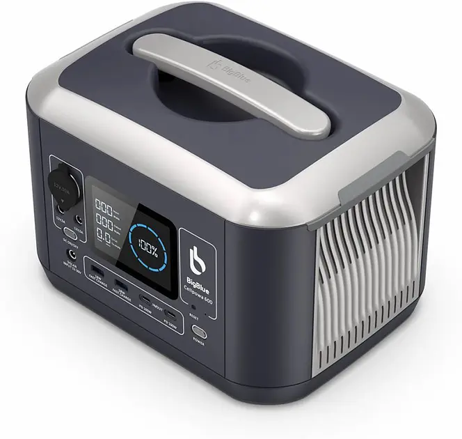 Портативная зарядная станция BigBlue CP600 600W 537.6Wh Black - фото 3
