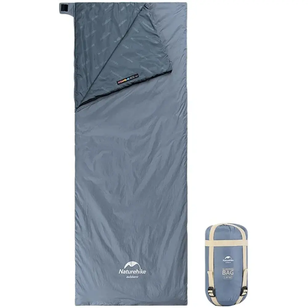 Спальний мішок Naturehike Ultralight LW180 R XL NH21MSD09 grey blue - фото 2